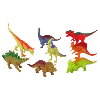 Zestaw figurek dinozaurów z akcesoriami 21 sztuk