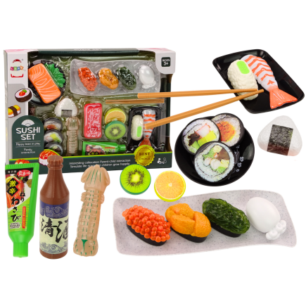 Zestaw do sushi akcesoria krewetki dla dzieci zabawkowy 22 ele.