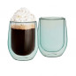Szklanki termiczne do kawy i napojów Andrea zielone 300 ml, 2 szt.
