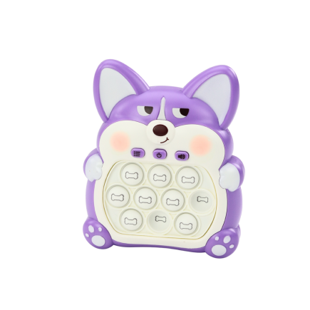 Gra zręcznościowa Pop-it Lisek Fioletowy 7 trybów gry EAN: 5905991023029 - sensoryczna radość dla każdego!