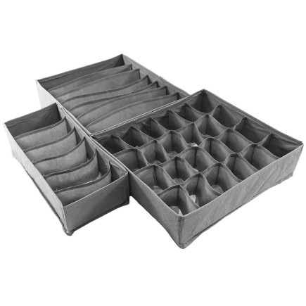 Ag126g organizer bieliznę zestaw 3szt