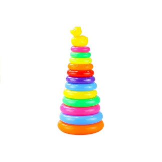 Piramidka z kółek Piramida 40cm Wysoka Układanka