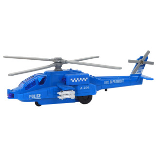 Helikopter śmigłowiec aluminiowy ratunkowy z napędem mix dźwięk światła