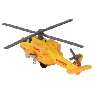 Helikopter śmigłowiec aluminiowy ratunkowy z napędem mix dźwięk światła