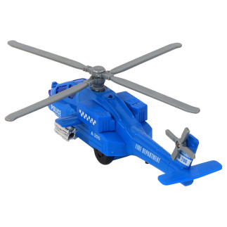 Helikopter śmigłowiec aluminiowy ratunkowy z napędem mix dźwięk światła
