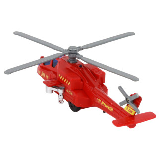 Helikopter śmigłowiec aluminiowy ratunkowy z napędem mix dźwięk światła