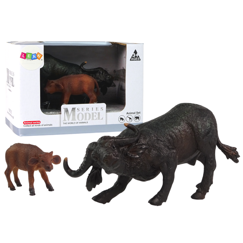 Figurka bawoła cielątko - zwierzęta afrykańskie zoo, EAN: 5905214971236