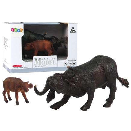 Figurka bawoła cielątko zwierzęta afrykańskie zoo