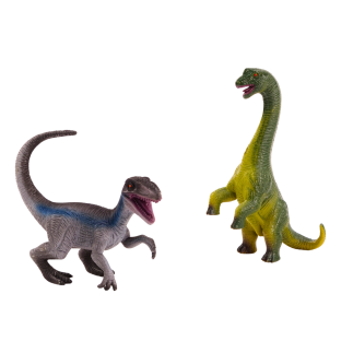 Zestaw figurek dinozaurów Brachiozaur i Velociraptor 2el - EAN: 5905991020967