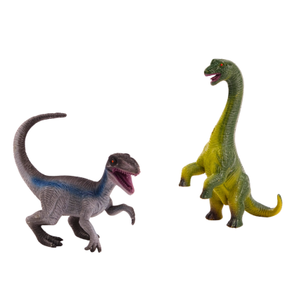 Zestaw figurek dinozaurów Brachiozaur i Velociraptor 2el - EAN: 5905991020967