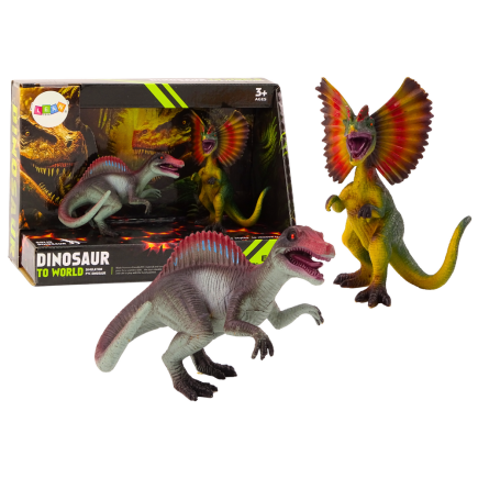 Figurki dinozaurów spinozaur dilofozaur zestaw 2el