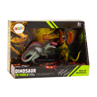 Figurki dinozaurów spinozaur dilofozaur zestaw 2el