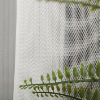 Firanka fantazyjna z ołowianką, wysokość 300cm, kolor 010 off white