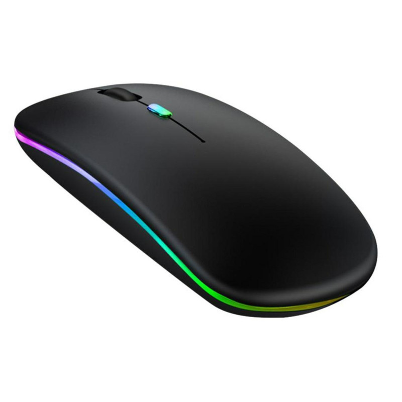 Mysz bezprzewodowa RGB Black AK211A, EAN: 5907621823276