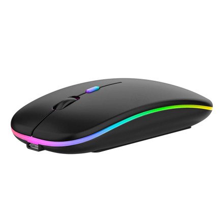 Ak211a mysz bezprzewodowa rgb black