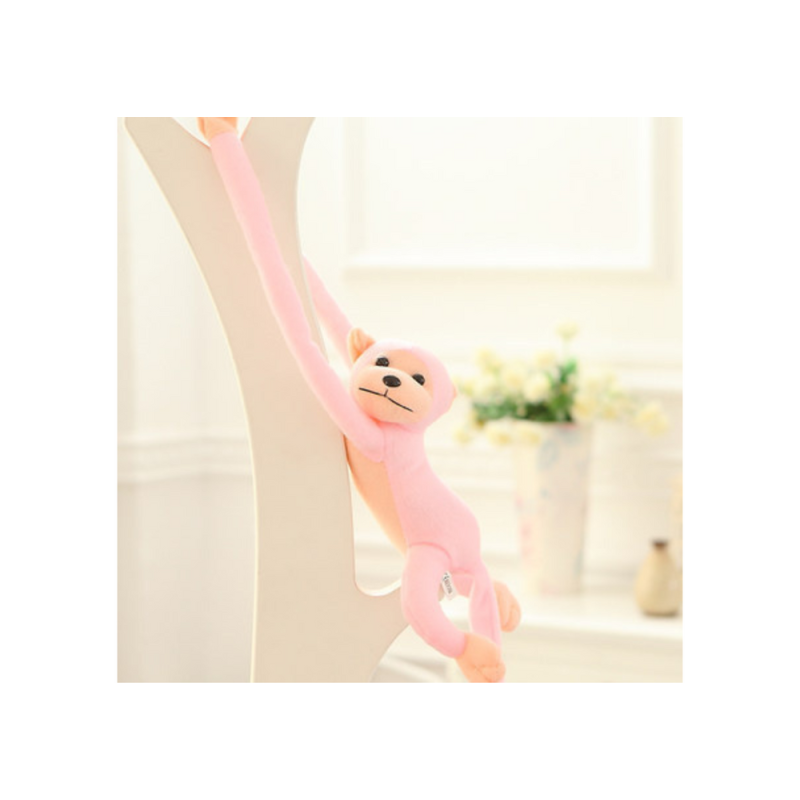 Różowa maskotka pluszowa małpka z dźwiękiem 80 cm EAN: 5905884451335 Różowa maskotka pluszowa małpka z dźwiękiem 80 cm EAN: 5905884451335
