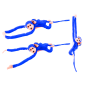 Maskotka pluszowa małpka z dzieckiem niebieska 70 cm EAN: 5905884451427