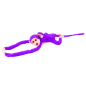 Pluszowa Małpka z Dzieckiem Fioletowa 70 cm - EAN: 5905884451465