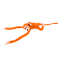 Pluszowa małpka z dzieckiem pomarańczowa z dźwiękiem 70 cm - EAN: 5905884451496