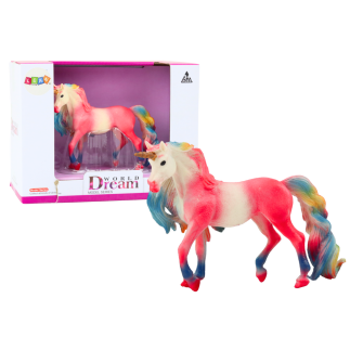 Figurka kolekcjonerska duży jednorożec różowy 11 cm
