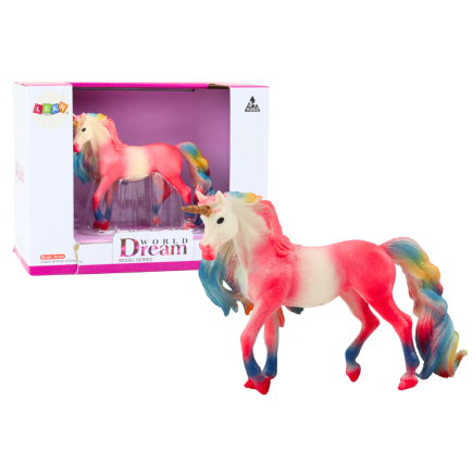 Figurka kolekcjonerska duży jednorożec różowy 11 cm