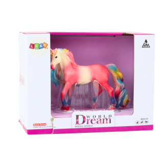 Figurka kolekcjonerska duży jednorożec różowy 11 cm