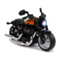 Motocykl Champion Czarny 1:14 Pull-Back z Dźwiękiem i Światłem - EAN: 5904665999981