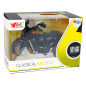 Motocykl Champion Czarny 1:14 Pull-Back z Dźwiękiem i Światłem - EAN: 5904665999981