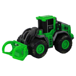 Zestaw pojazdów farmerskich zielone traktory 4 ele