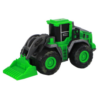 Zestaw pojazdów farmerskich zielone traktory 4 ele