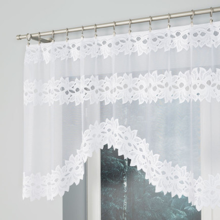 Firanka żakardowa Bastia gotowa 230x80cm biały EAN: 5906450929807
