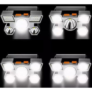 Zd85 latarka czołowa 9 x led