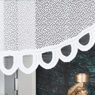 Eryka panel żakardowy gotowy, szerokość 160 x wysokość 140cm, kolor 001 biały