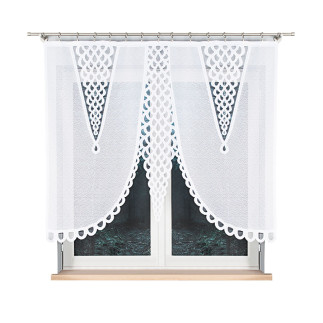 Eryka panel żakardowy gotowy, szerokość 160 x wysokość 140cm, kolor 001 biały