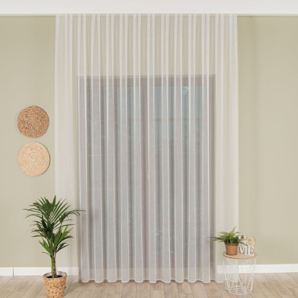 Firanka fantazyjna z ołowianką 320cm kremowa EAN: 5906450923829