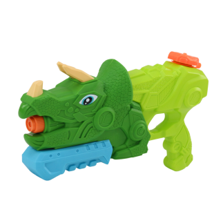 Pistolet na wodę dinozaur zielony triceratops 1000 ml  zasięg 7m