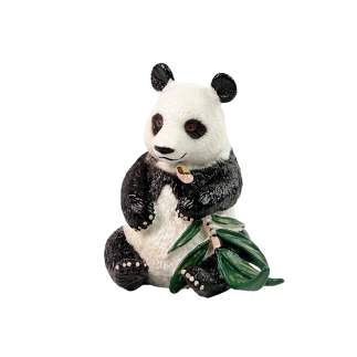 Figurka kolekcjonerska panda wielka z bambusem