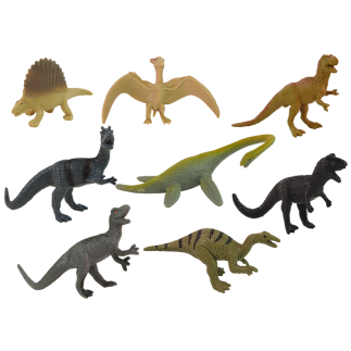Zestaw figurek Dinozaury w tubie z akcesoriami 12 el. EAN: 5905323213937