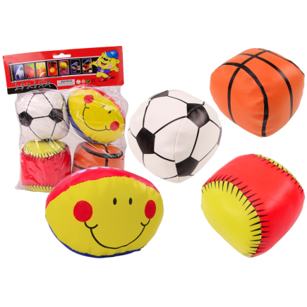 Miękkie piłki sportowe koszykówka rugby piłka nożna baseball zestaw 4ele.