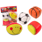 Miękkie Piłki Sportowe - Koszykówka, Rugby, Piłka Nożna, Baseball Zestaw 4el. - EAN: 5905991020370