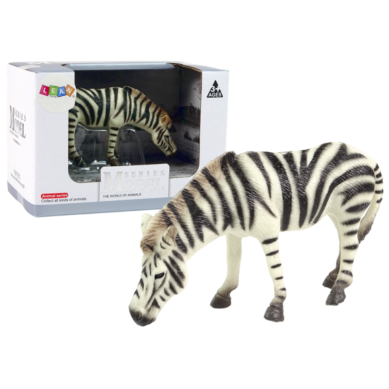 Duża figurka kolekcjonerska zebra - zwierzęta świata, EAN: 5905214970659