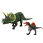 Zestaw figurek dinozaur spinosaurus, triceratops