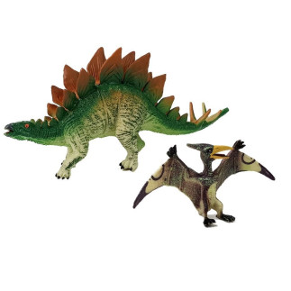 Zestaw Figurek Dinozaurów Stegosaurus i Pteranodon EAN: 5904665998373 - Edukacyjna Zabawka dla Dzieci