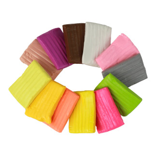 Modelina Pastel Mix 12 kolorów żywych - zestaw do kreatywnej zabawy, EAN: 5905679077900