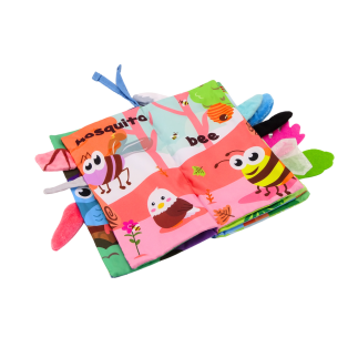 Książeczka miękka zwierzęta ptaki latające szeleszcząca kolorowa