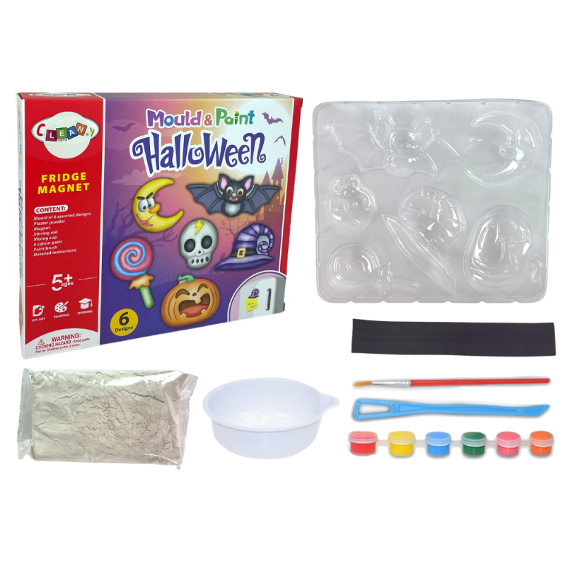 Zestaw DIY Halloween - Magnesy Odlewy Gipsowe Dynia EAN: 5905214975197