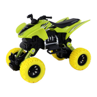 Pojazd terenowy pchacz quad XC z gumowymi kołami zielony, EAN: 5905679078044
