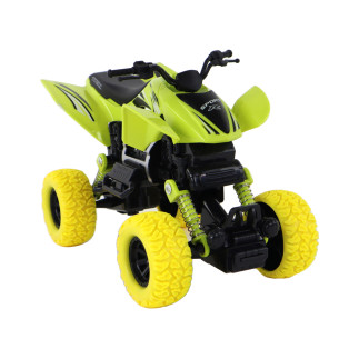 Pojazd terenowy pchacz quad xc gumowe koła zielony