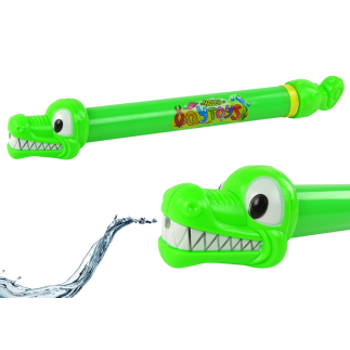 Pistolet na wodę krokodyl 45 cm zielony ogród