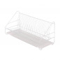 Suszarka do naczyń 1-poziomowa 60cm biała z tacką EAN: 5906551040807